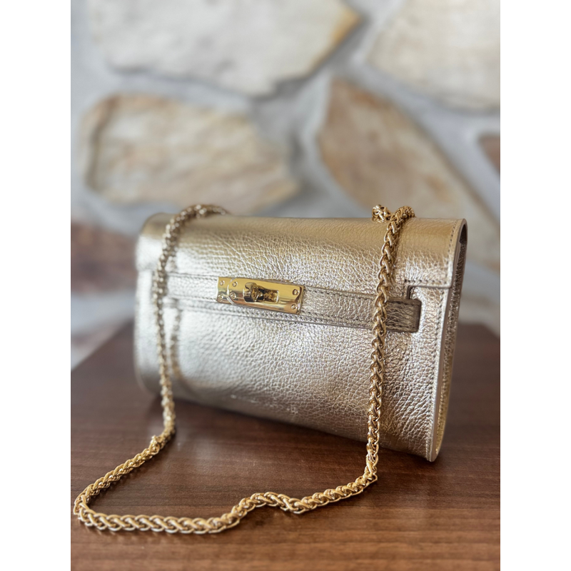 Roberta Gandolfi kabelka Chiara - platino 114560478