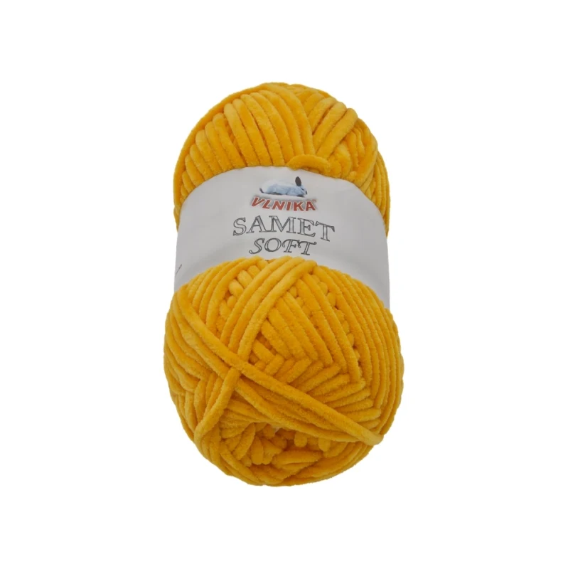 Bellatex Příze SAMET 100g / 100 m Oranžová