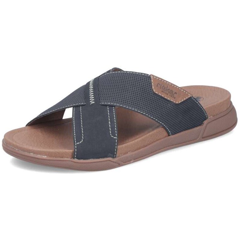 Pánské nazouváky RIEKER 27080-14 modrá