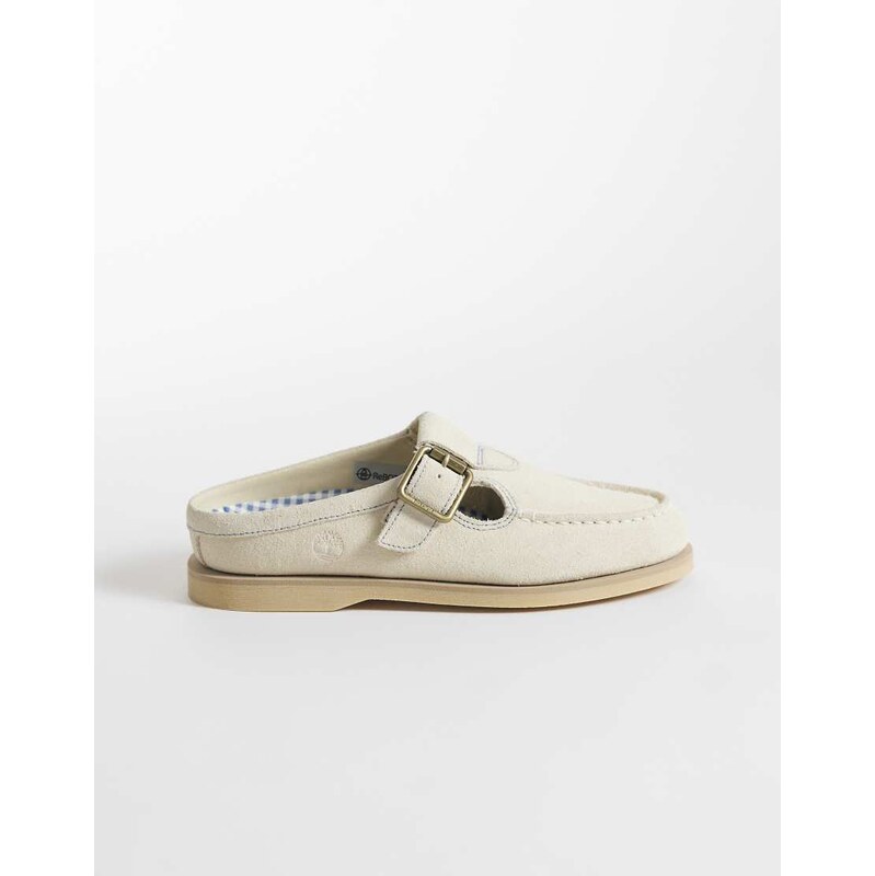 Timberland Classic boat mule in light beige suede-Neutral