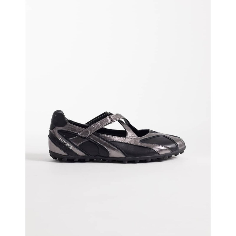 Bronx gravit-yy sneakerinas in black gunmetal 114561469