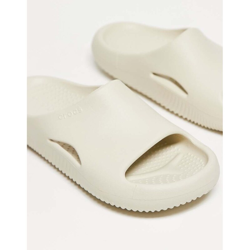 Crocs Mellow Recovery Slide in bone-White