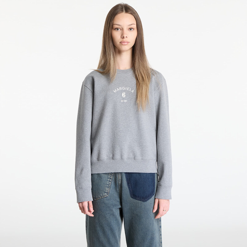 Mikina MM6 Sweatshirt Grey Melange S 114822296