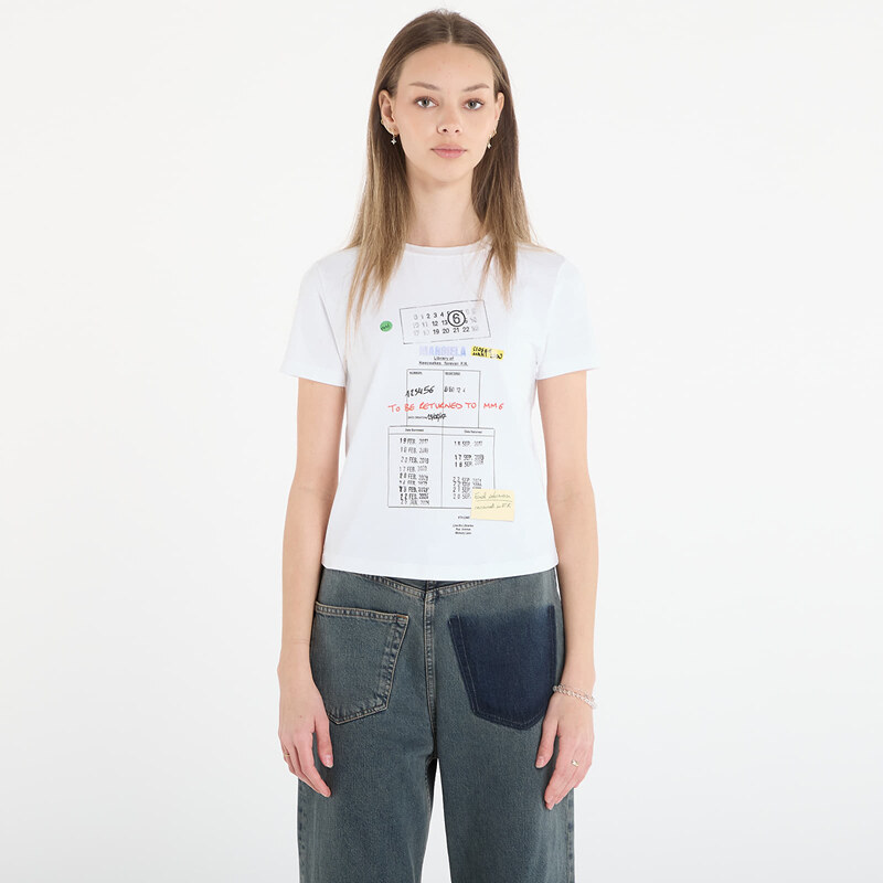 MM6 Maison Margiela Tričko MM6 T-Shirt White L