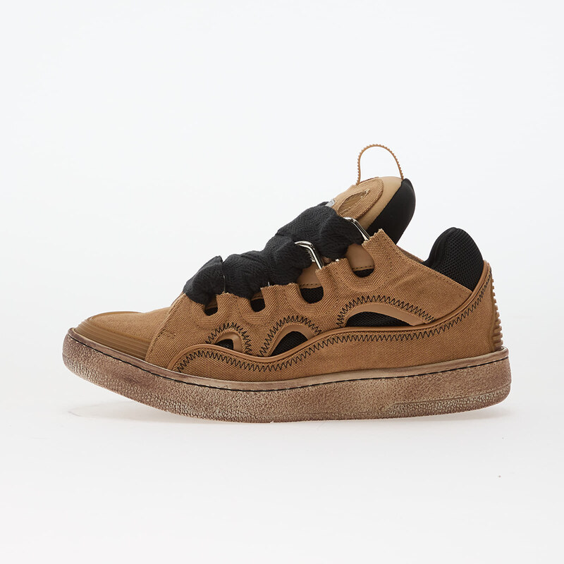Lanvin Curb Sneakers Camel/ Amber