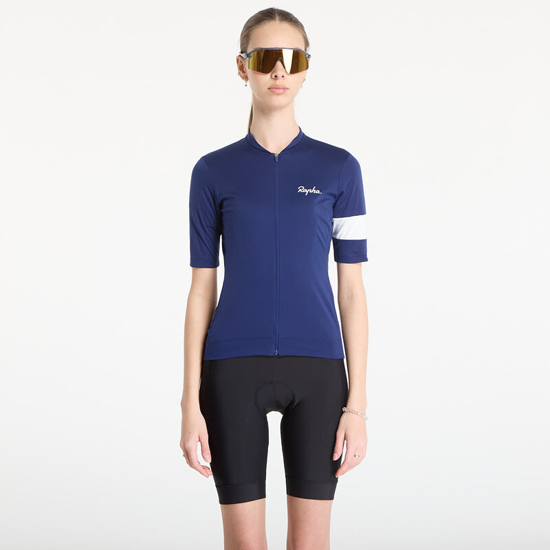 Dres Rapha Womens Core Jersey Blue/ White Stripe XS 114822295