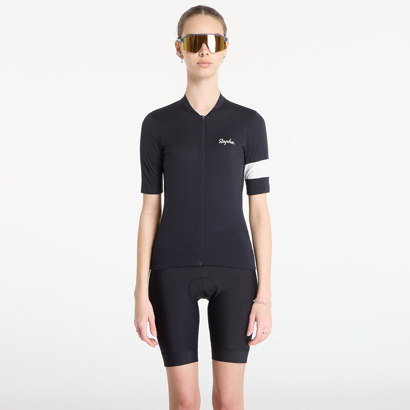 Dres Rapha Womens Core Lightweight Jersey Black/ White M
