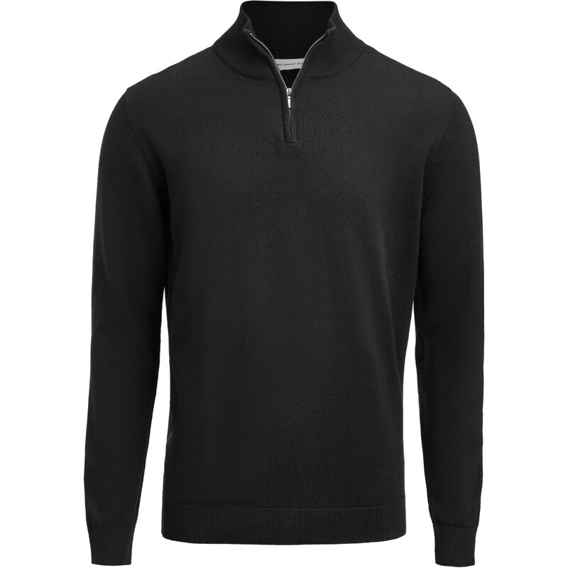 Praktický přiléhavý svetr 1/4 zip pro muže Ashland James Harvest