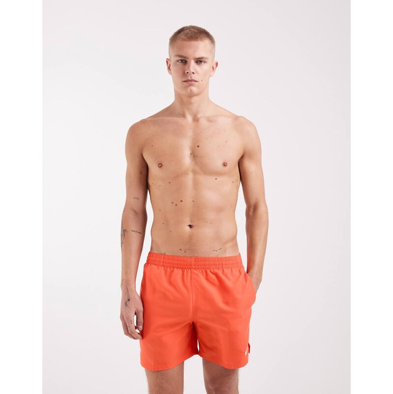 Nike Swimming Nike 5 inch Volley swim shorts in orange