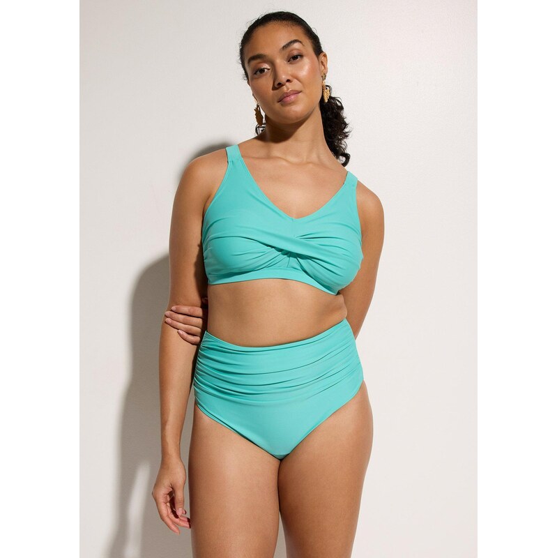 bonprix Stahovací bikiny se zavinovacím vzhledem, lehký tvarující 114570138