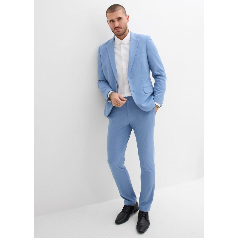 bonprix Oblek ze super strečového materiálu, Slim Fit (2dílný)