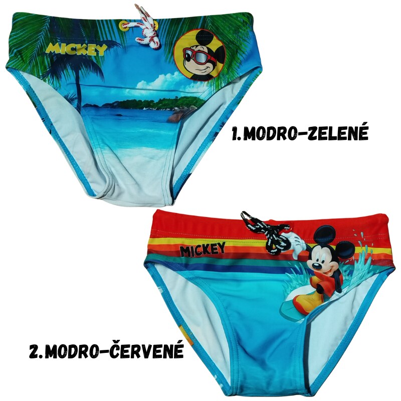 Setino velikostní řada:98-128-Chlapecké plavky Mickey 61140147