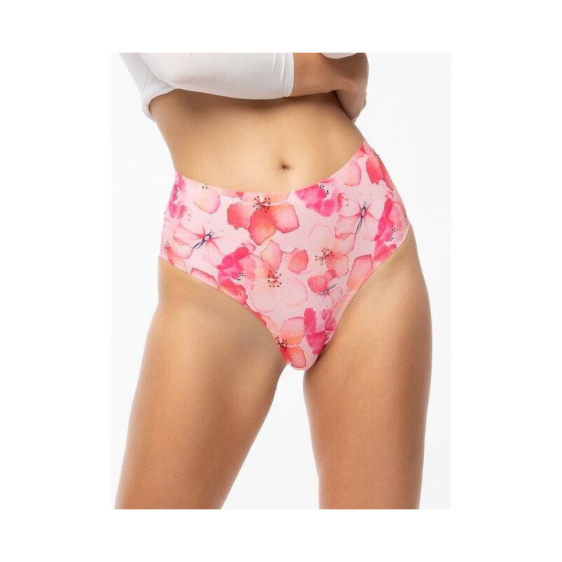 Dámské kalhotky Mallow Simple Brasil Maxi růžové - Julimex