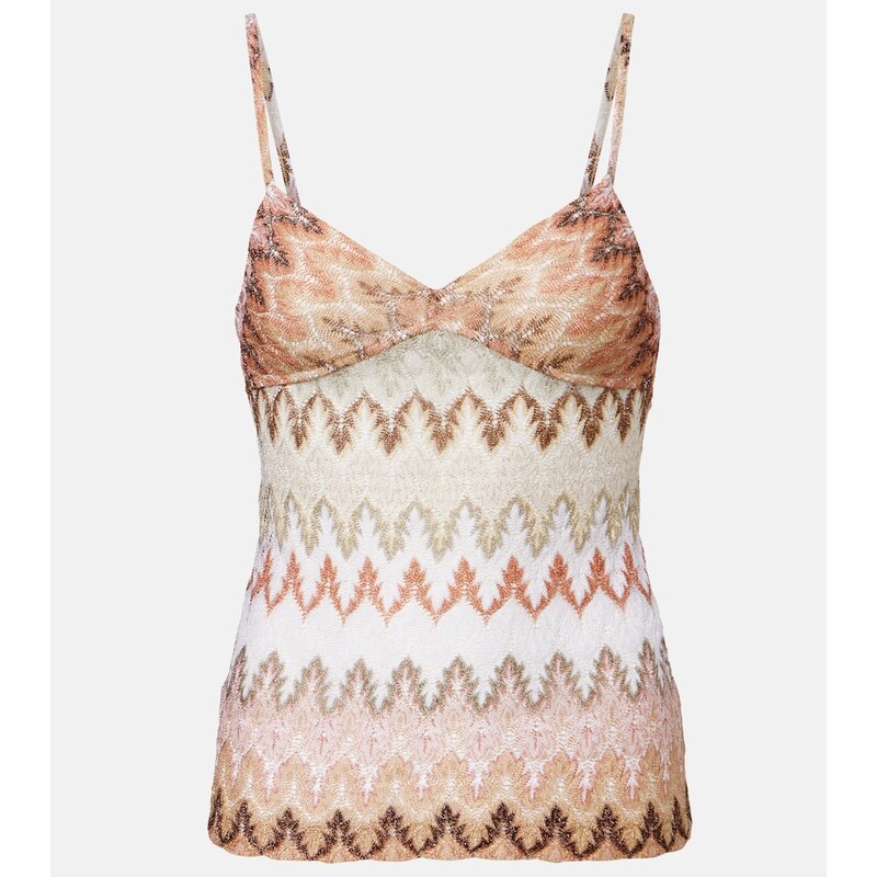 Dámské top Missoni v barvě Multi Beige Red White