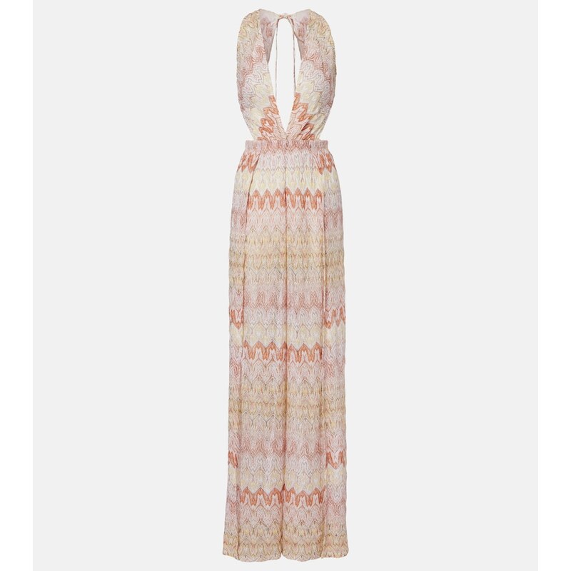 Missoni Open-back lamÃ jumpsuit