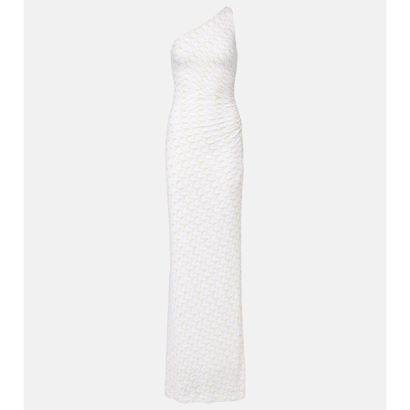 Missoni LamÃ one-shoulder maxi dress