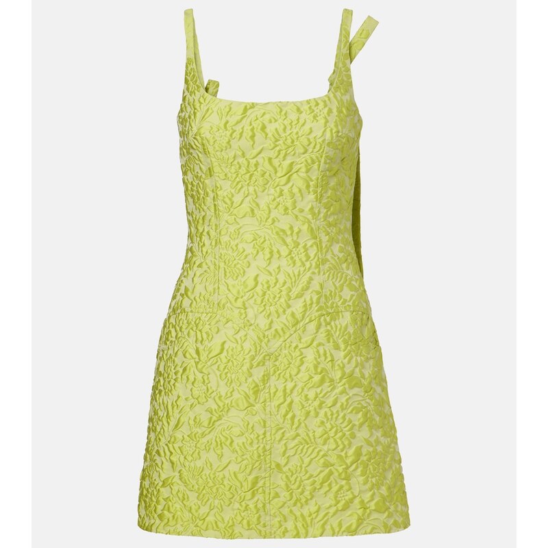 Emilia Wickstead Eliezer floral cloquÃ minidress