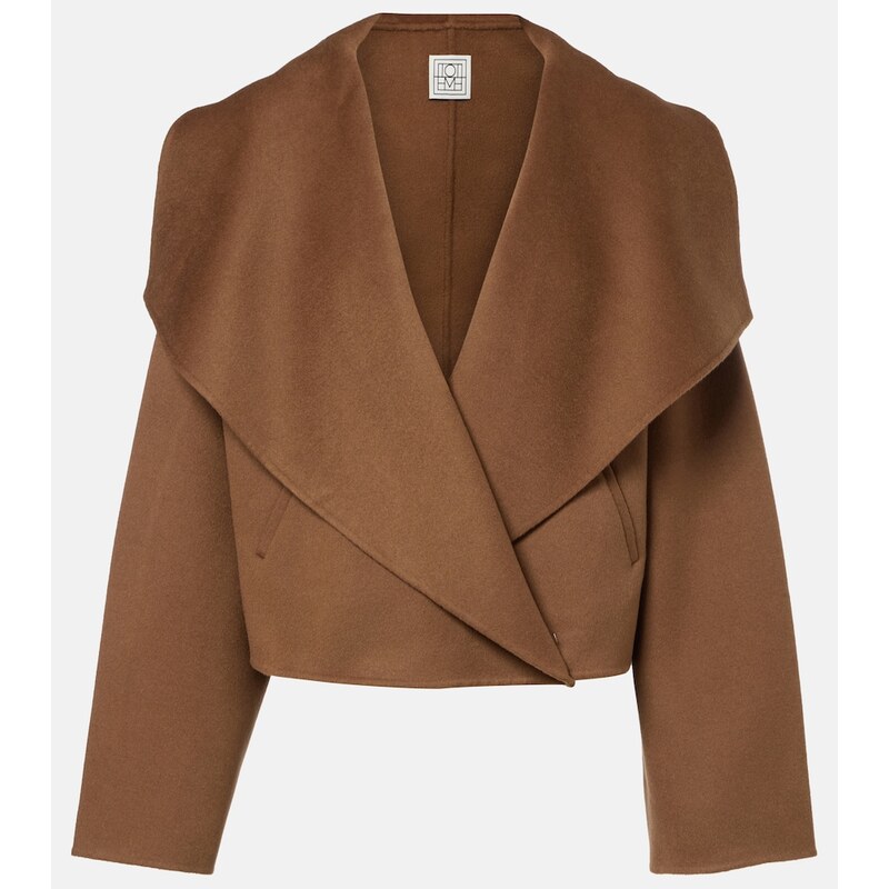 Toteme Signature cropped wool doublÃ jacket