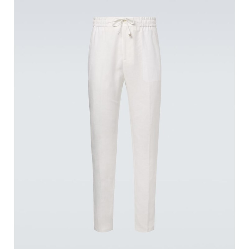 Etro Linen slim pants