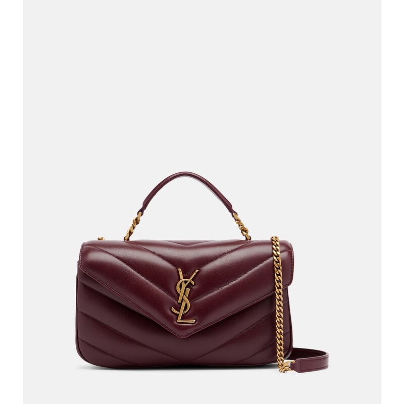 Saint Laurent Loulou Medium leather top-handle bag