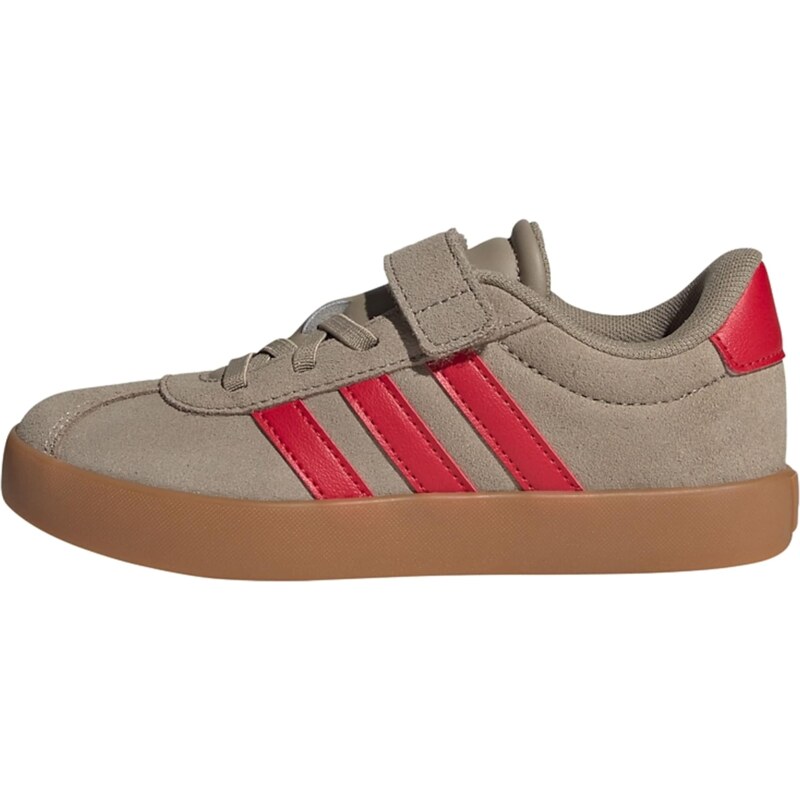 ADIDAS SPORTSWEAR Tenisky Vl Court 3.0 tmavě béžová / červená