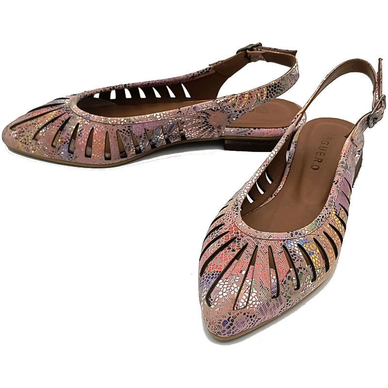 IBERIUS Dámské kožené sandály Guero P291-611 76 multicolor 114572816