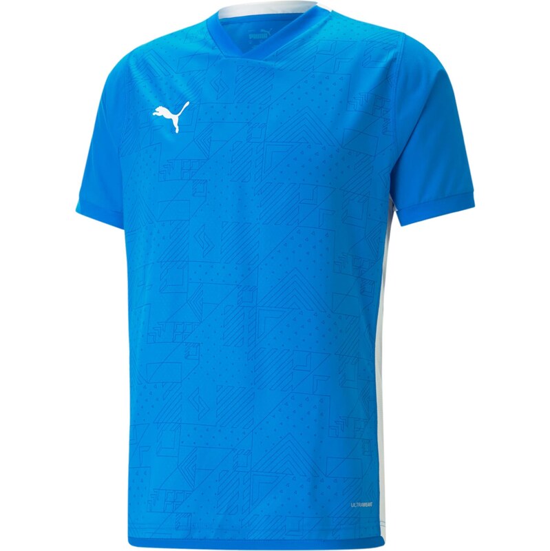 PUMA Funkční tričko nebeská modř / bílá