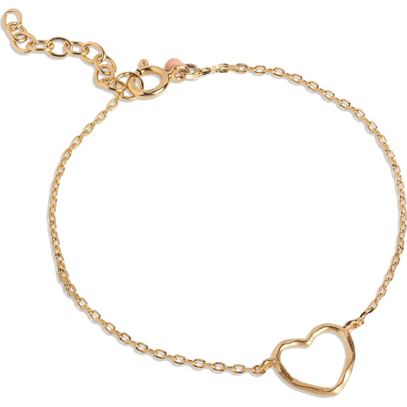 Enamel Copenhagen Náramek Organic Heart (925S/GP)