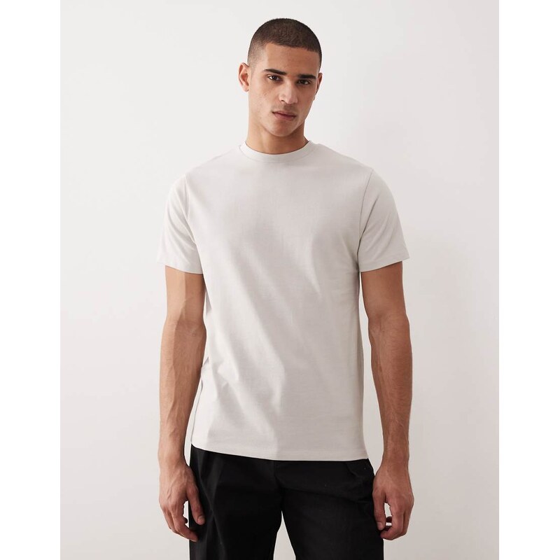 ASOS DESIGN heavyweight regular fit t-shirt in grey
