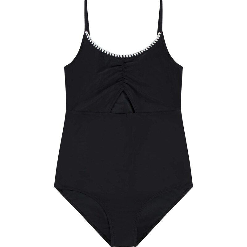 Abercrombie & Fitch Plavky černá / bílá