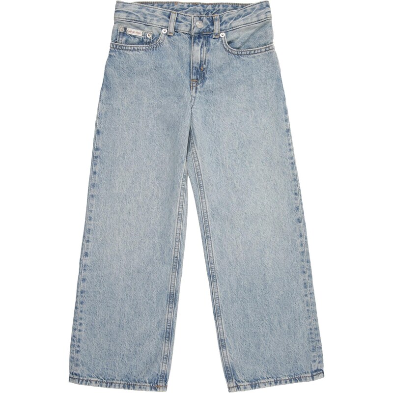 Calvin Klein Jeans Džíny Wide Leg modrá džínovina