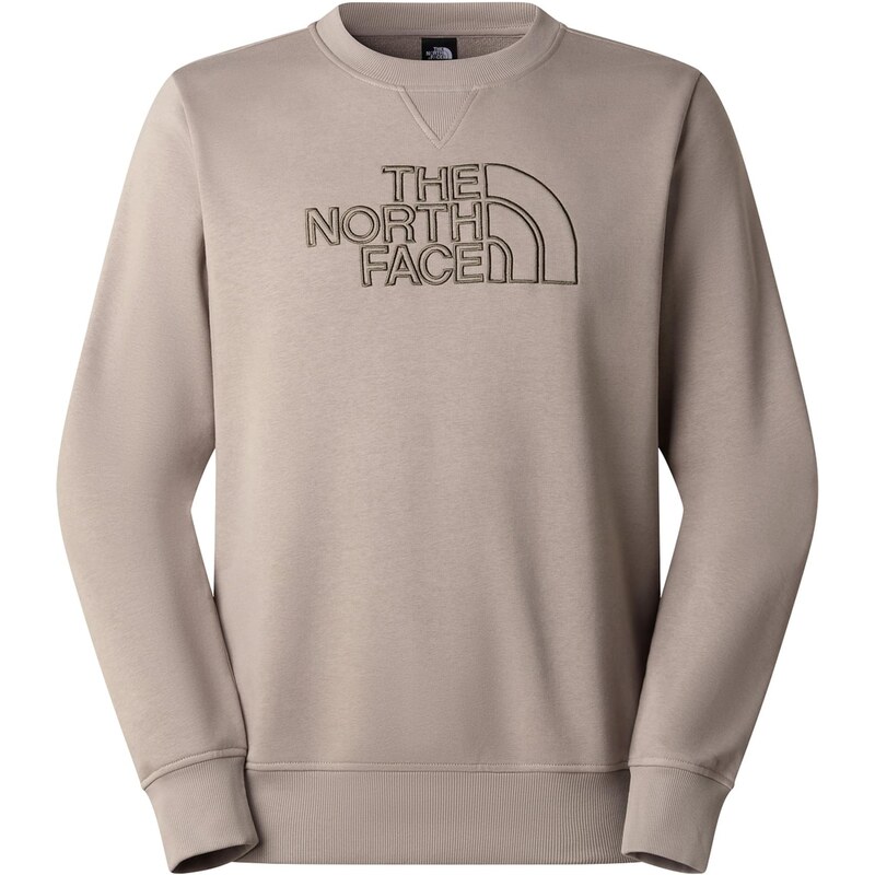 THE NORTH FACE Svetr 'M DREW PEAK LIGHT REGULAR CREW' světle šedá