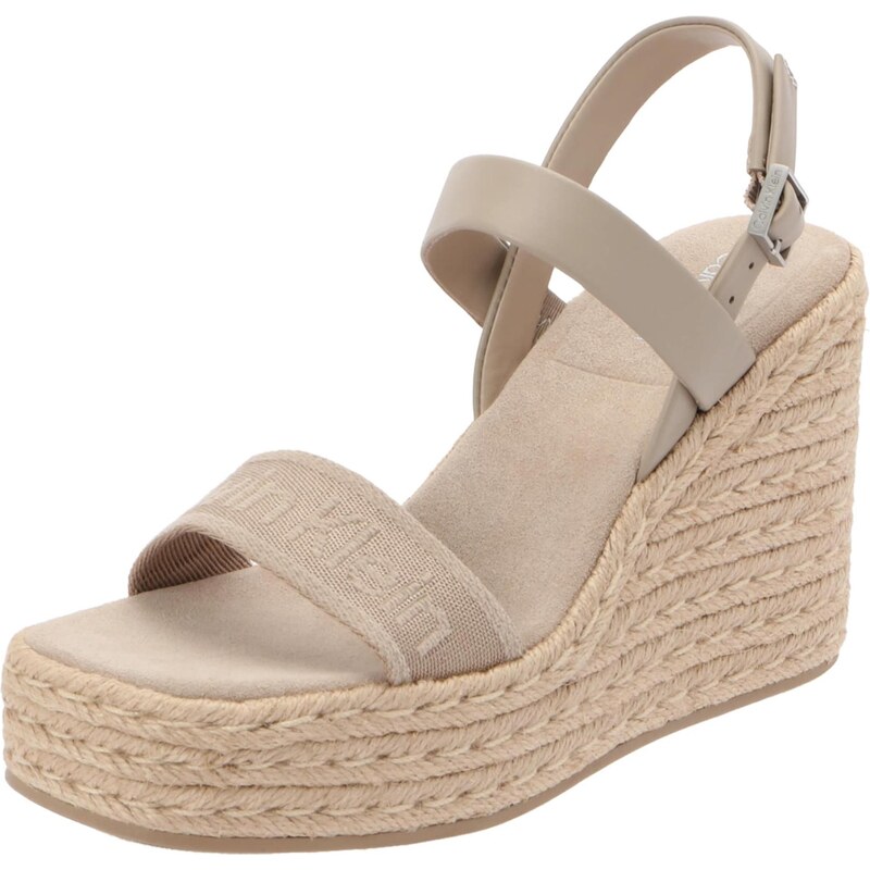 Calvin Klein Páskové sandály Elisabeth béžová 114579934