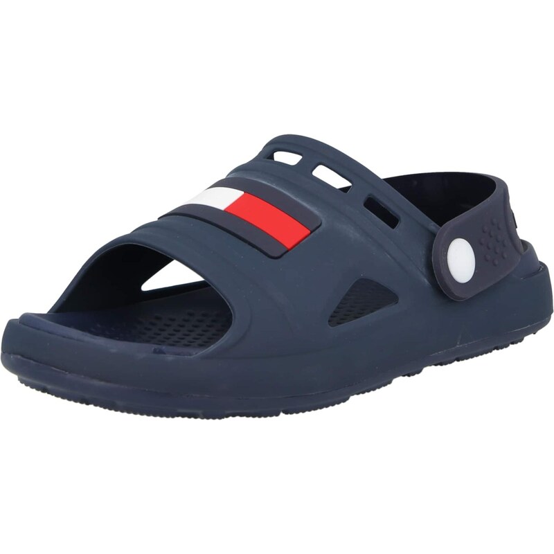 TOMMY HILFIGER Otevřená obuv SOLEIL marine modrá / červená /