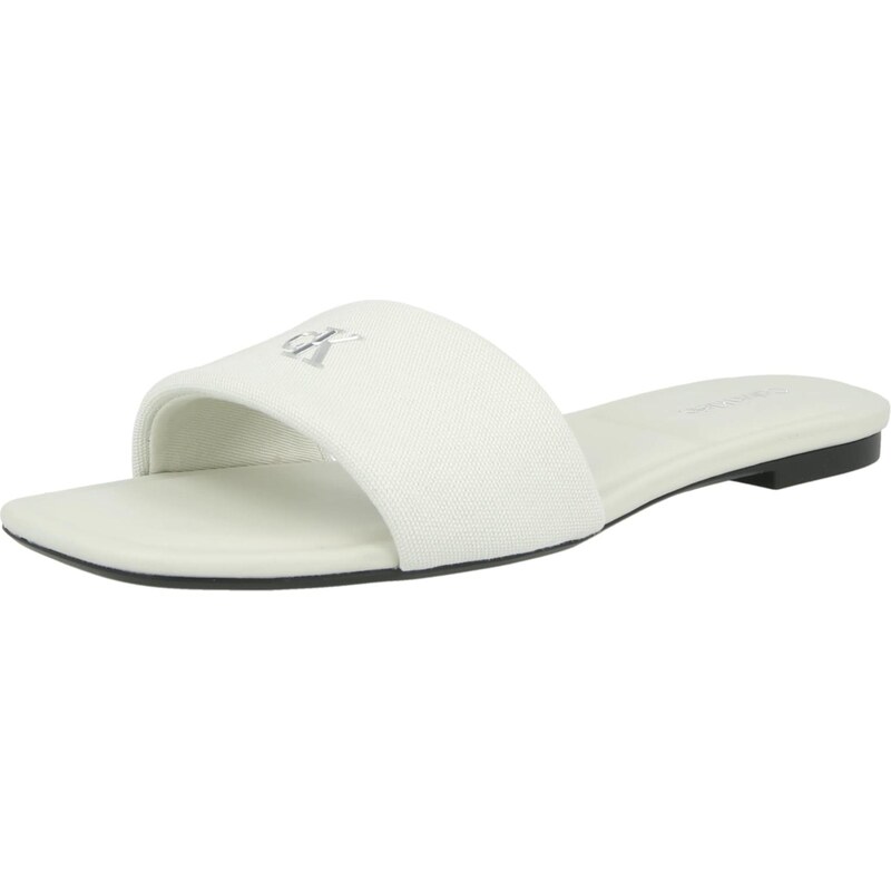 Calvin Klein Pantofle přírodní bílá 114581002