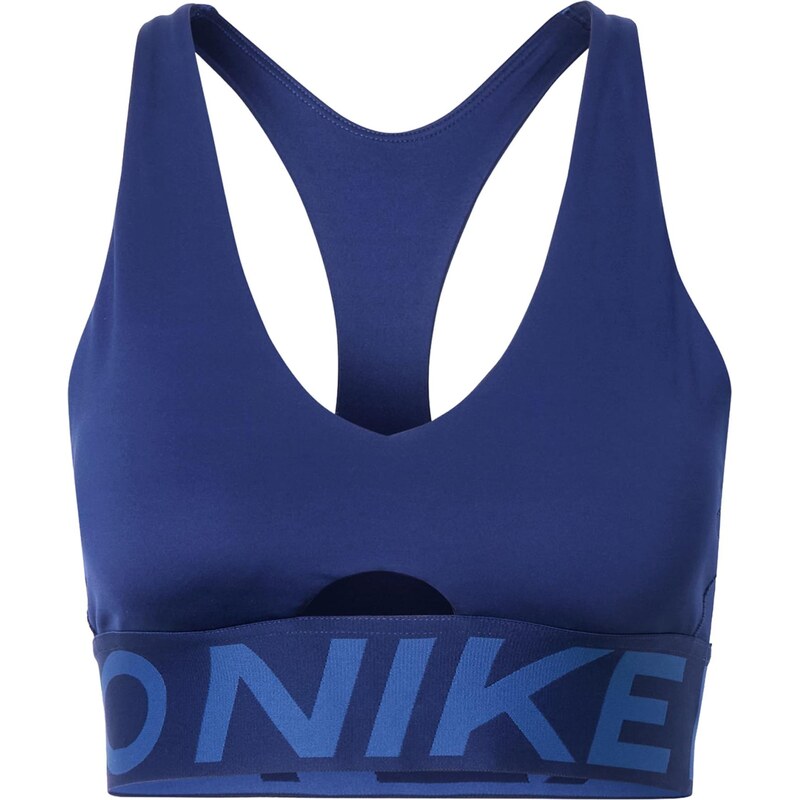 NIKE Sportovní podprsenka NP SCULPT modrá / námořnická modř
