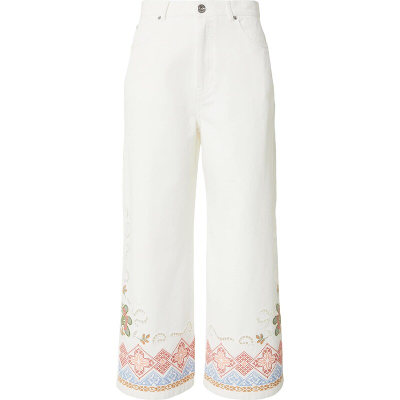 Weekend Max Mara Džíny ADUNCO modrá / zelená / červená / bílá 114581150