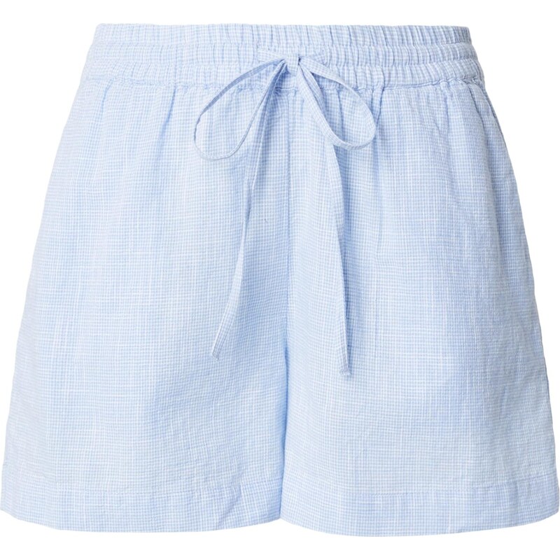 VERO MODA Kalhoty VMTHILDE chladná modrá / bílá