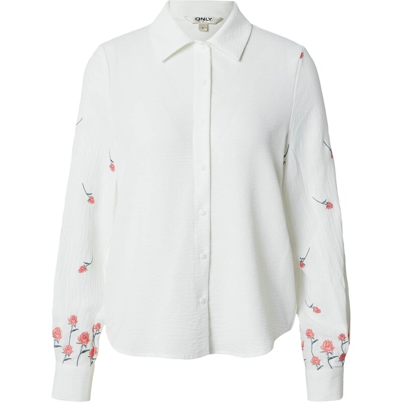 ONLY Halenka 'ONLKRISS' tmavě zelená / lososová / offwhite