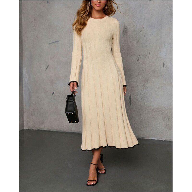 Šaty Milan Kiss Beige 2614783