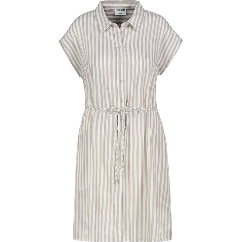 Šaty Fresh Made Beige/ Weiß 2033824