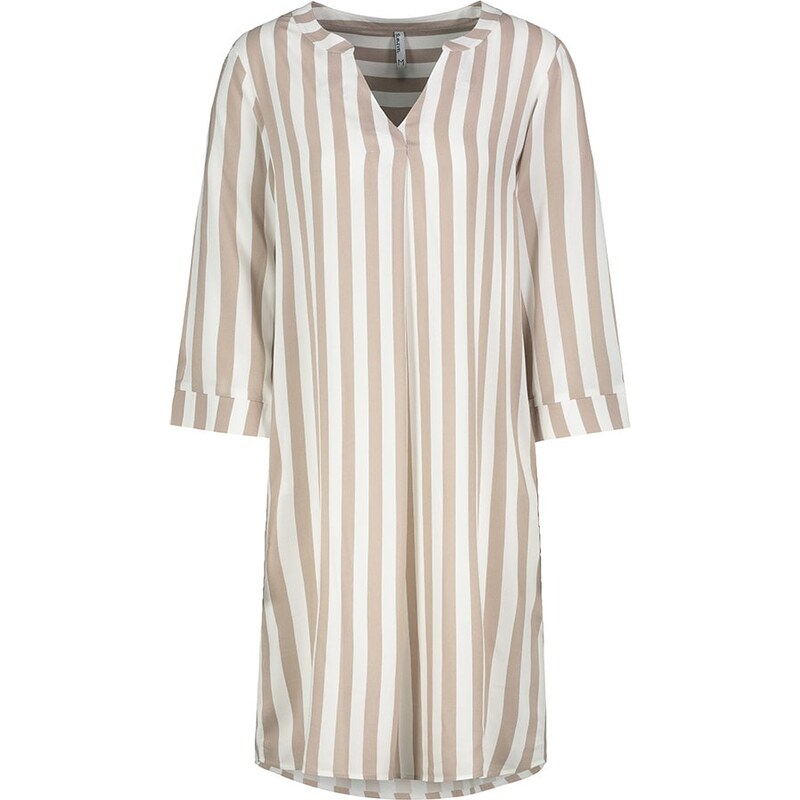Šaty Sublevel Beige/ Weiß 7069499