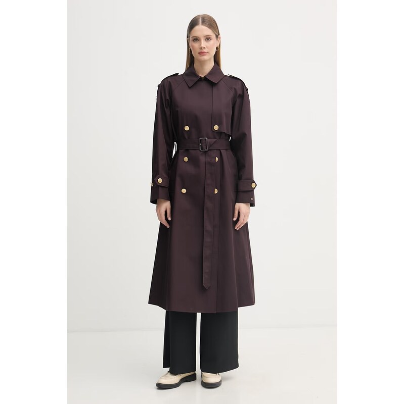 Tommy Hilfiger trenčkot dámský bavlněný 114578195