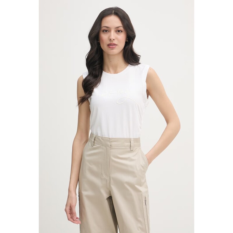 DKNY top dámský s bavlnou