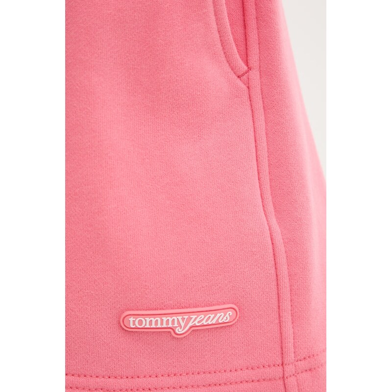 Tommy Jeans teplákové šortky dámské bavlněné