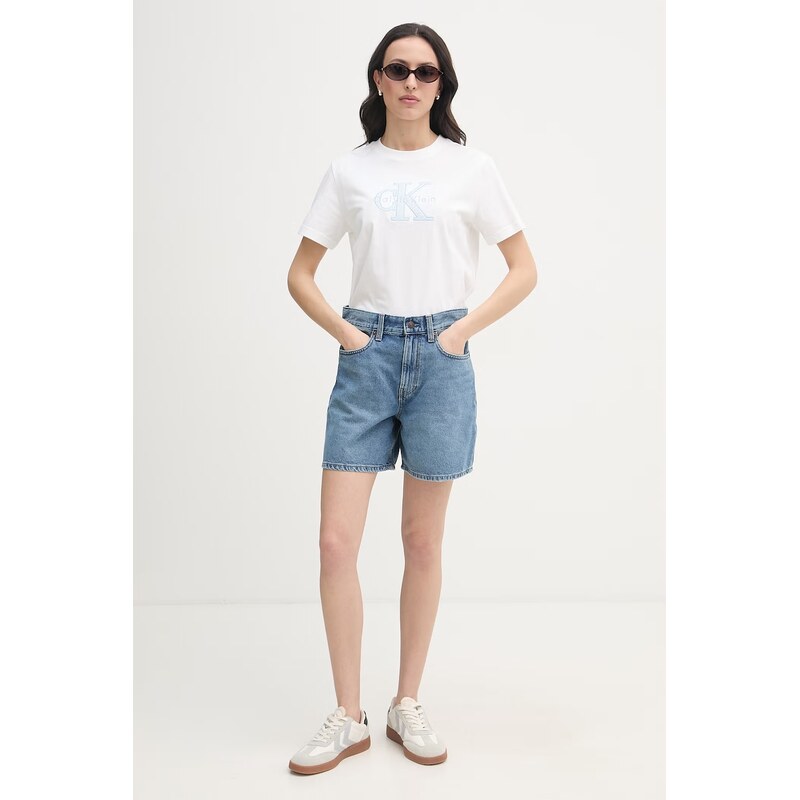 Calvin Klein Jeans šortky dámské džínové