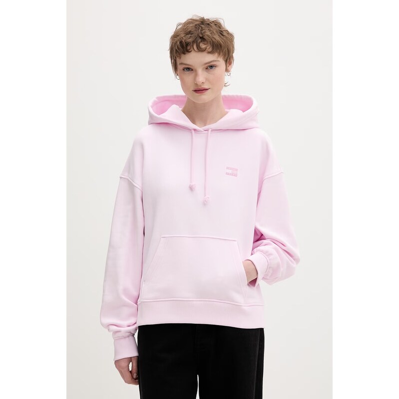 Tommy Jeans mikina s kapucí dámská bavlněná