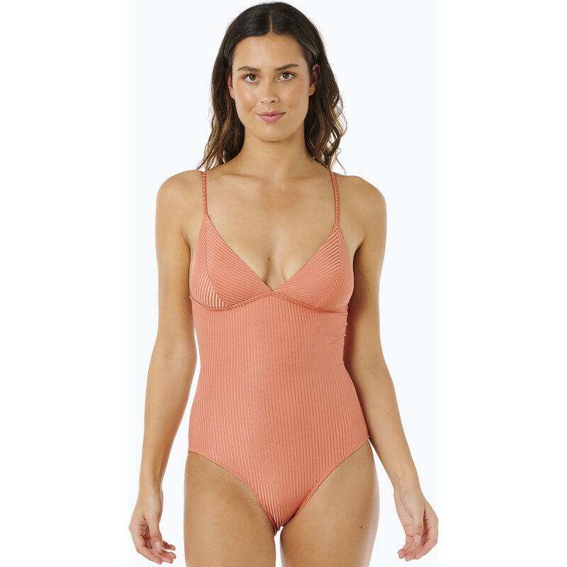 Dámské jednodílné plavky Rip Curl Luxe Surf Good red