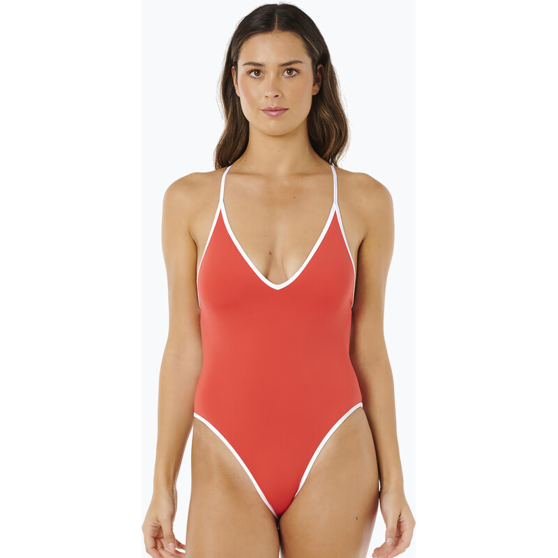 Dámské jednodílné plavky Rip Curl Classic Surf red