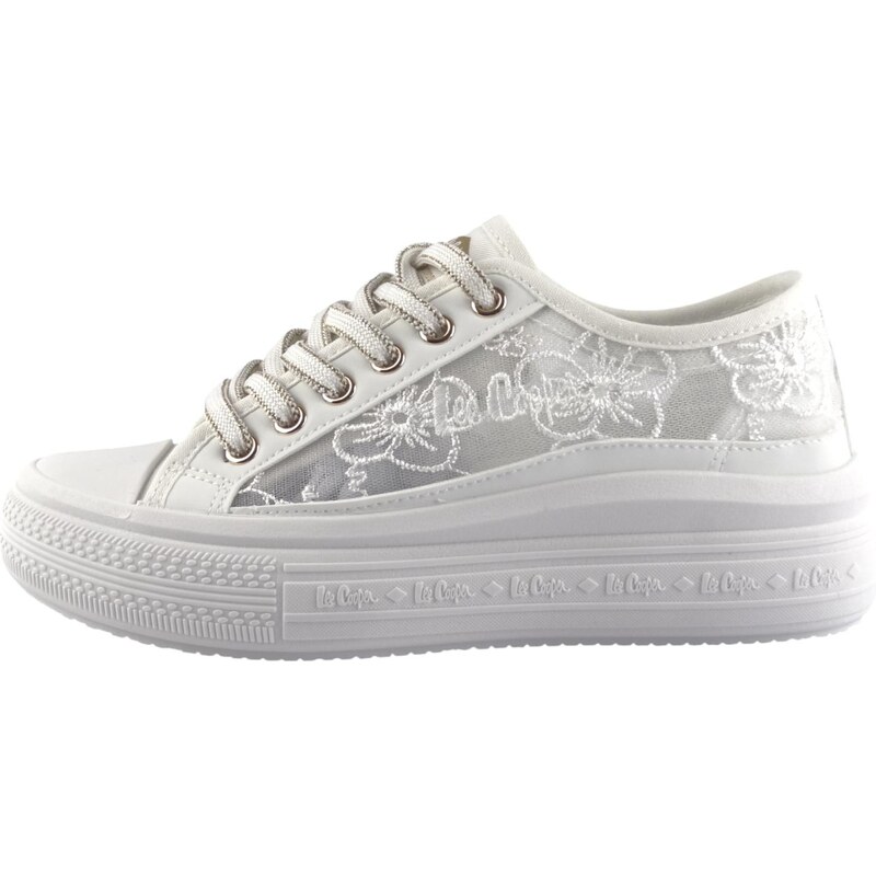 Lee Cooper tenisky krajka 4480L white 114581541